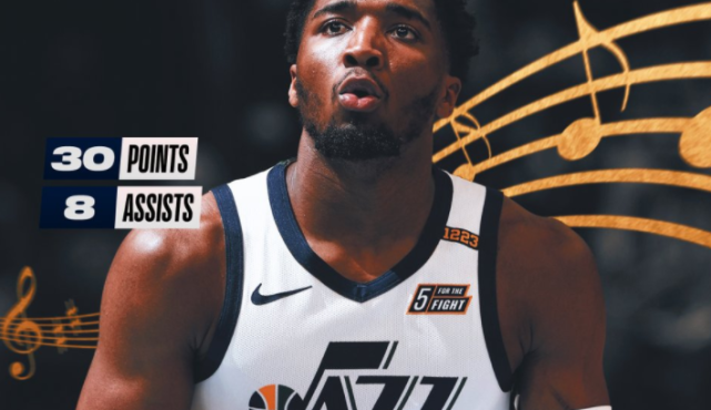 米切尔30分,爵士连胜停车战胜爵士 米切尔30分,爵士连胜停车战胜爵士